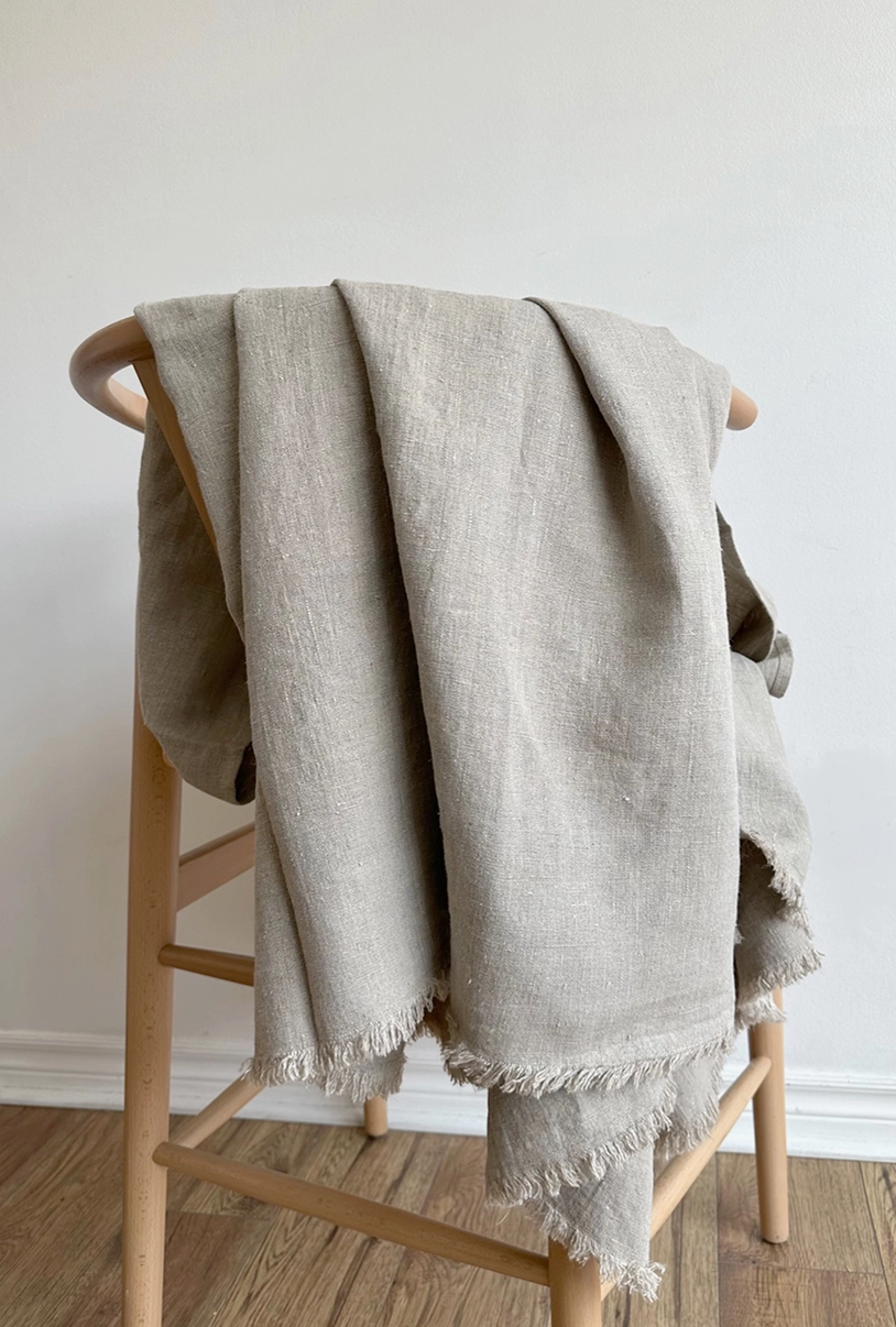 Lapari Stone Washed Linen Throw